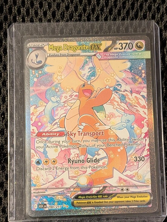 holographic dragonite pokemon card - 151/236 - Unified Minds Colorless Energy Hurricane (180) Search your deck for up to 3 basic Energy cards and attach them to your Pokmon in any way you like dragonite pokemon card 180 Been